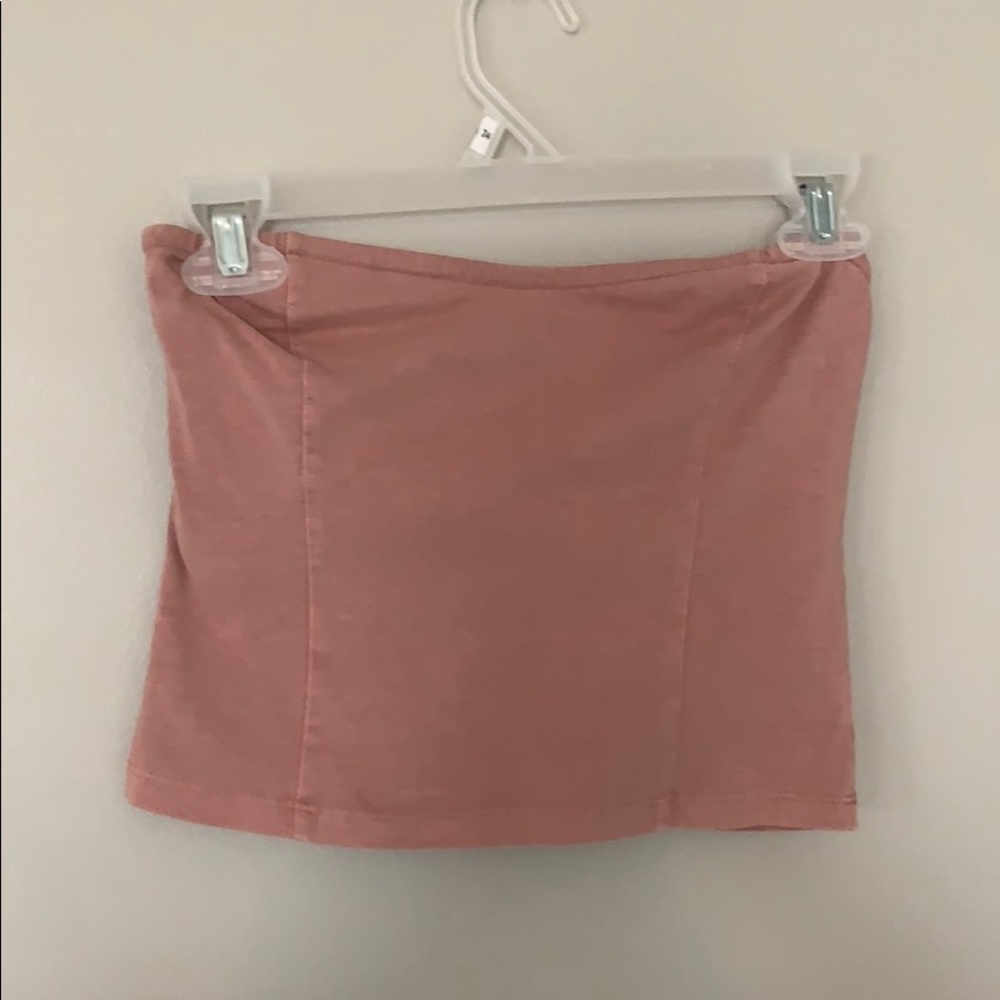 Pink tube top
